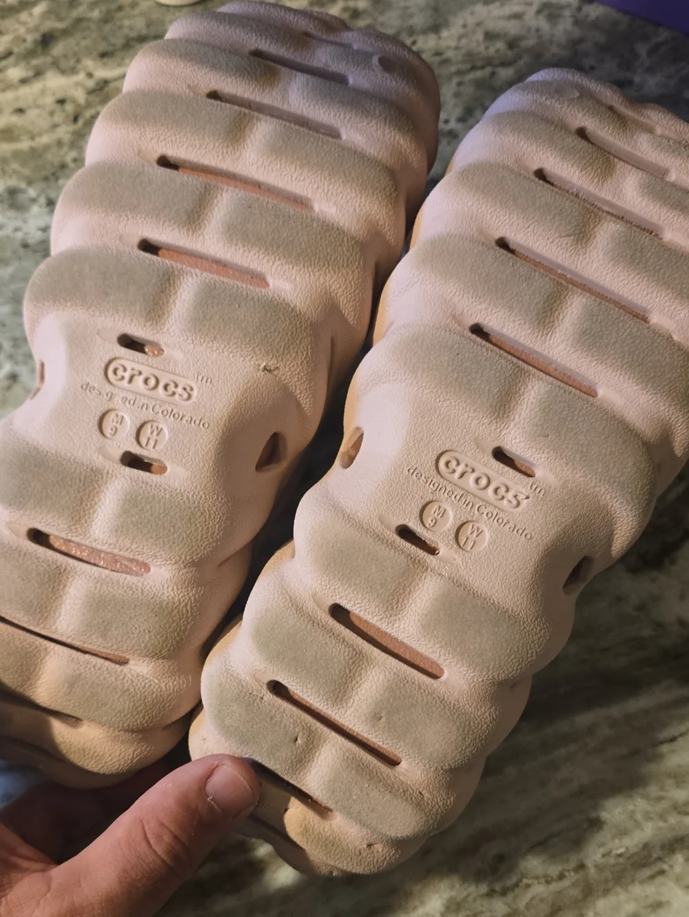CROCS Blush Pink Classic Slide Sandals Unisex